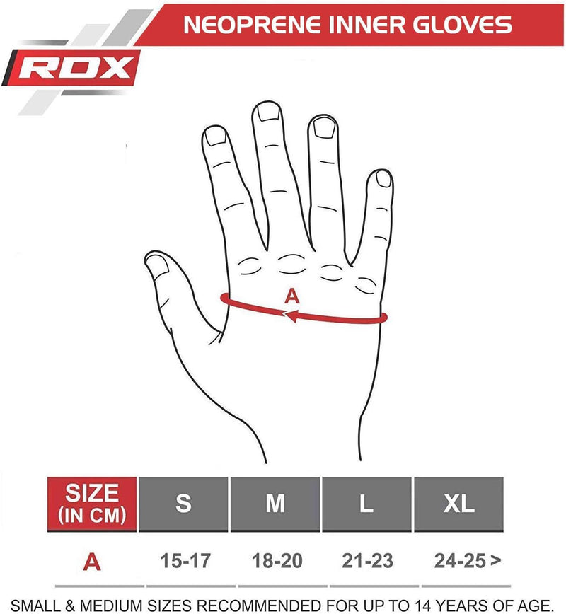 RDX Innenhandschuhe MMA Boxbandagen Handschuhe Kampfsport Sandsackhandschuhe Sparring Innere Grappli