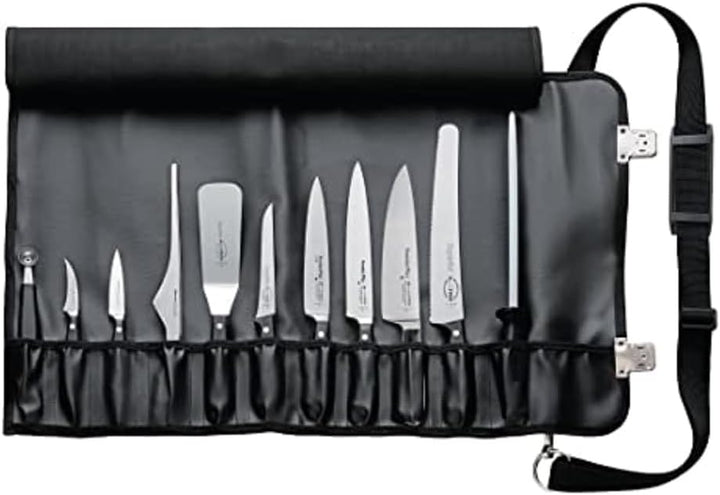 F. DICK Rolltasche inkl. Messer 11-teilig (inkl. Küchenmesser + Fruchtausstecher/Fleischgabel, Tasch