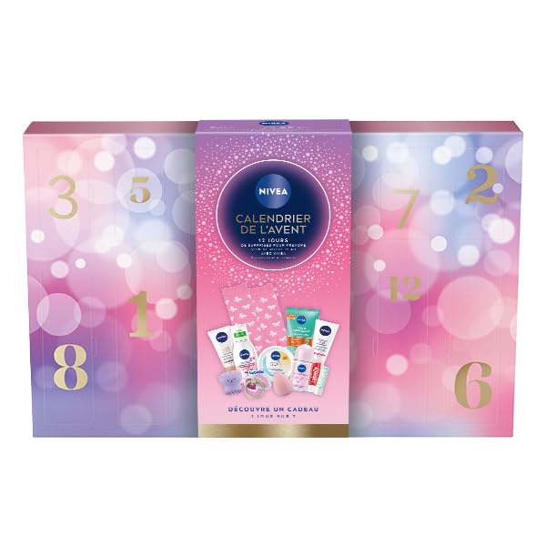 NIVEA - Adventskalender Jugend Edition 2025 – Schönheitsgeschenkset – Pflege Gesicht, Körper & Lippe