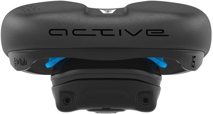 SQlab Unisex – Erwachsene 602 M-d Active 2.1 Fahrradsattel 15 cm Schwarz, 15 cm Schwarz