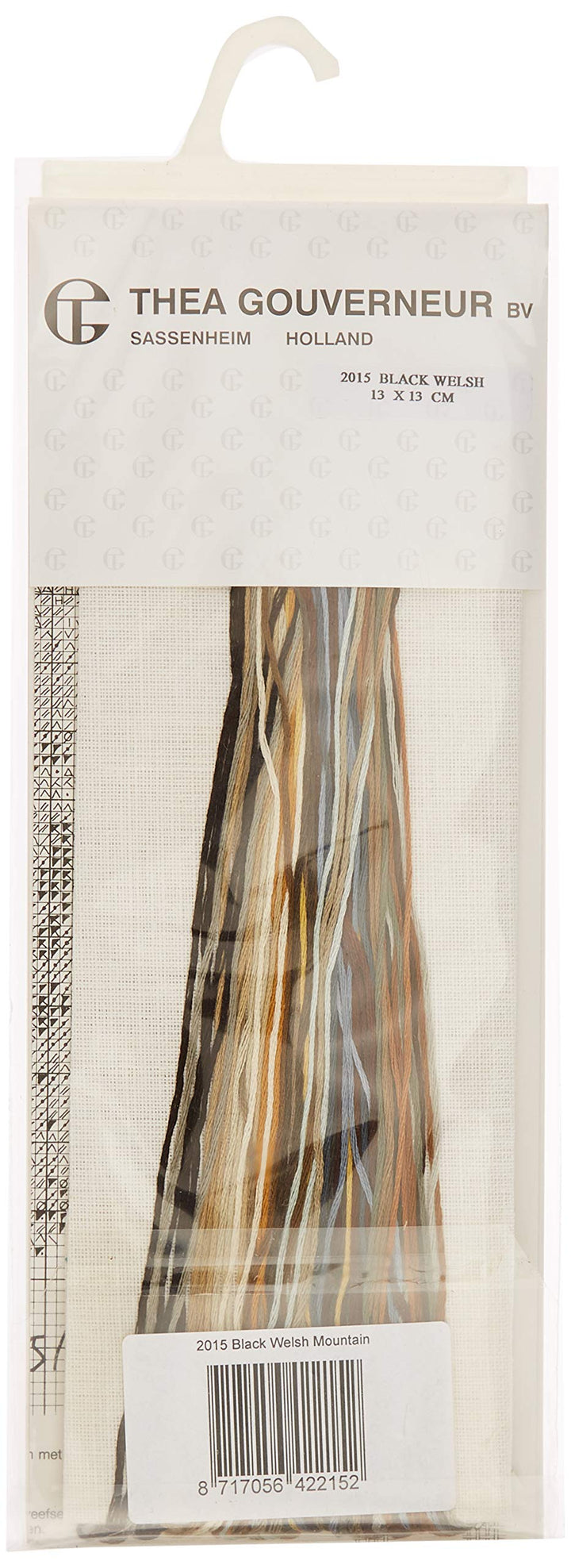 Thea GOUVERNEUR SINCE 1959 2015 Kreuzstich-Set, Mehrfarbig, 13x13cm