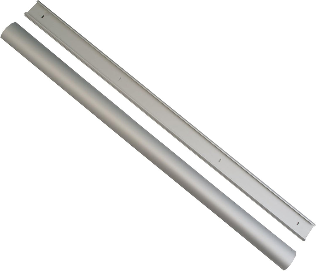 HFTEK - Kabelkanal Alu Abdeckung Aluminium Wand Leitung Cover 100 x 6 x 2,2 cm - HF12A, HF12A