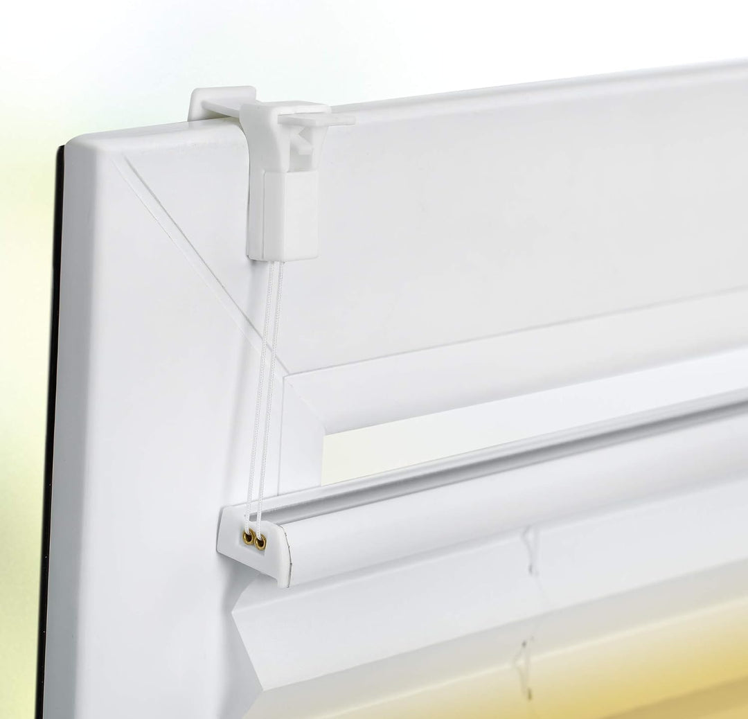 K-home Klemmfix-Plissee Farbverlauf Gelb 60cm x 130cm (B x L) 60 x 130 cm Gelb, 60 x 130 cm Gelb