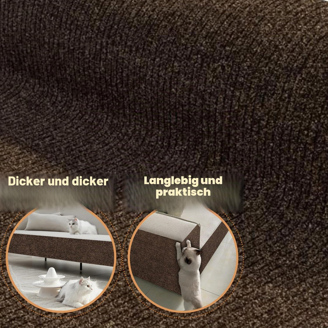 Kratzschutz Sofa Katze, Kratzmatte Selbstklebend für Sofa & Wand, Katzen Kratzbrett, Trimmbarer Schu