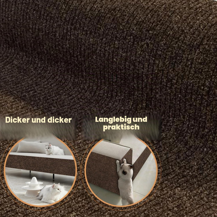 Kratzschutz Sofa Katze, Kratzmatte Selbstklebend für Sofa & Wand, Katzen Kratzbrett, Trimmbarer Schu