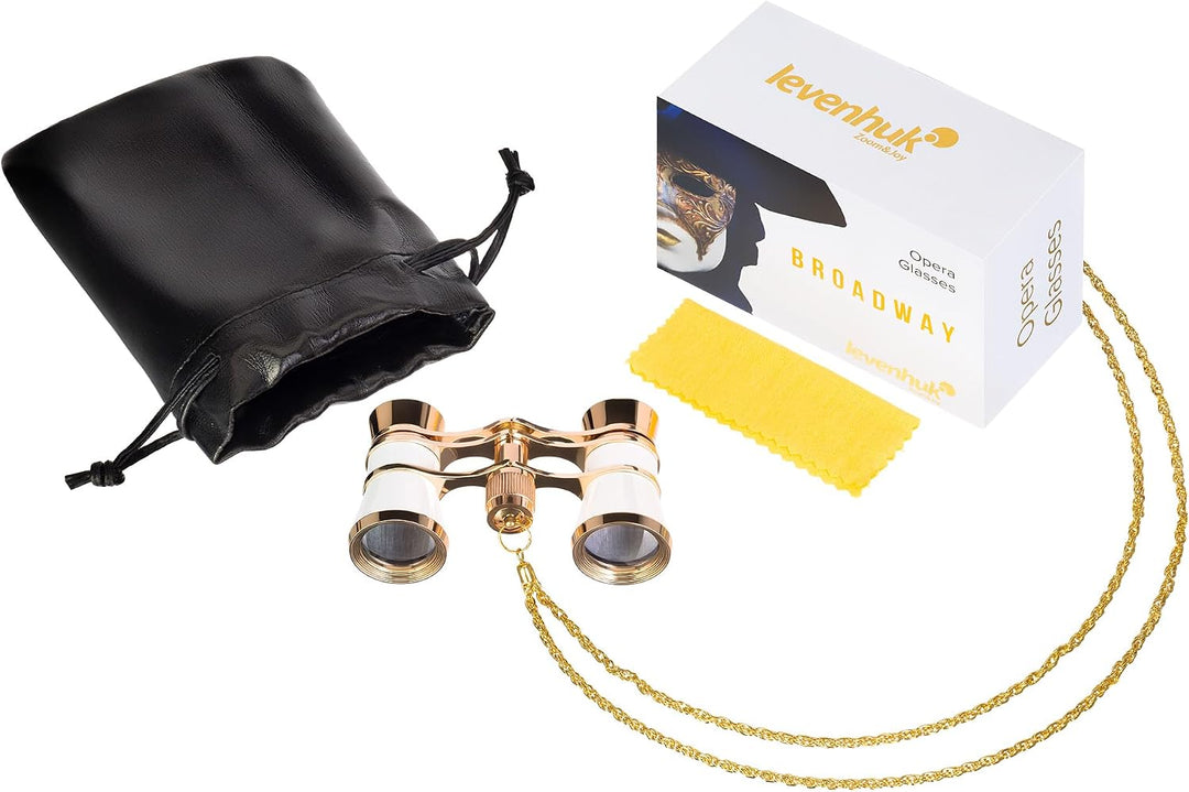 Levenhuk Broadway 325B 3x25 Kompaktes, Leichtes, Elegantes Opernglas – Vintage Theater- und Konzertf