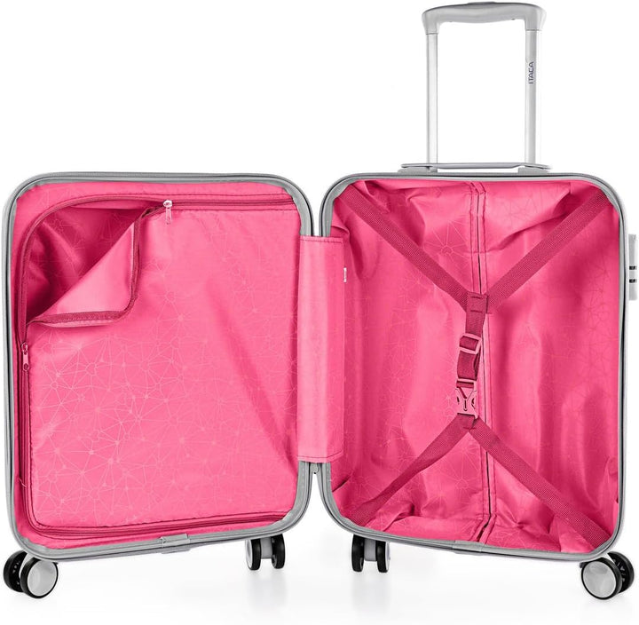 ITACA - Kulturtasche für Frauen und Kinder aus PC-Polycarbonat. Qualitäts-Reise-Toilettenbeutel star