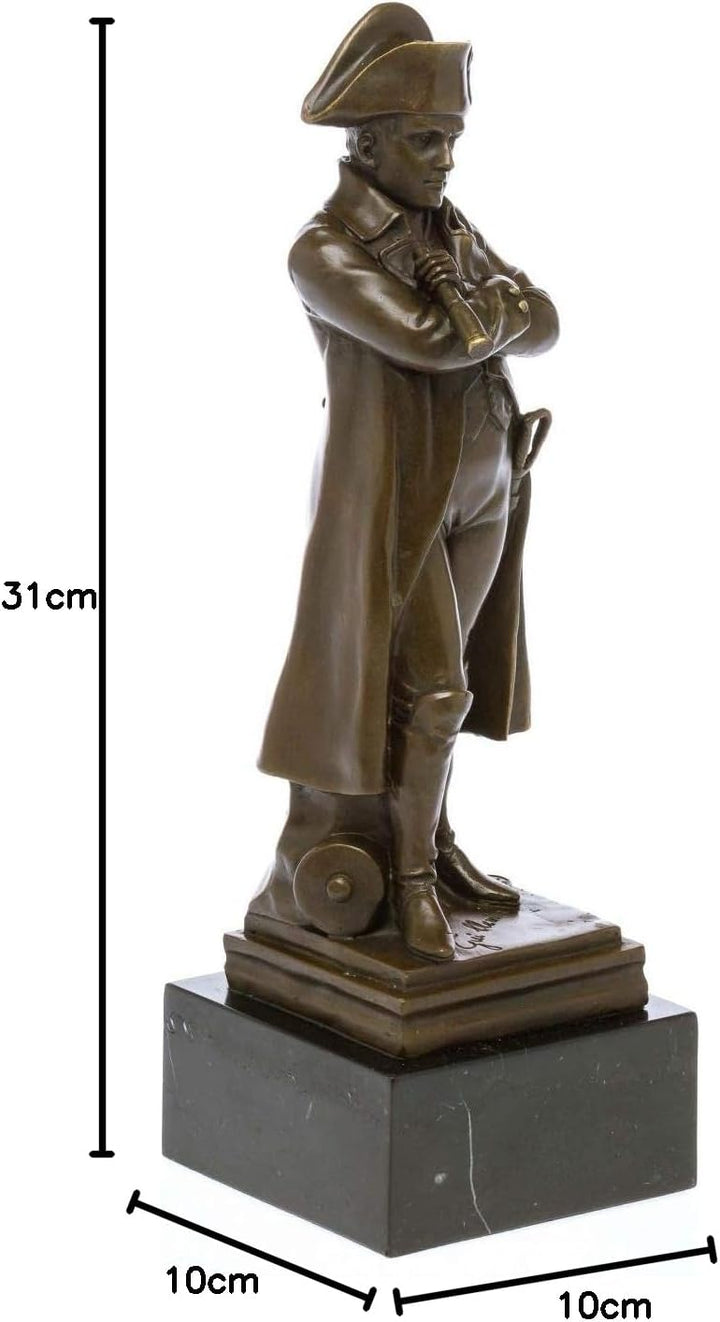 aubaho Bronze Napoleon Bronzeskulptur 31cm Bronzefigur Skulptur Figur antik Stil