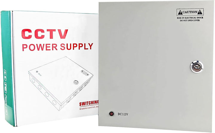 9 Kanal Netzteil Kasten 12V 5A 60W Netzteil für CCTV Kamera Videoüberwachung Leistungsnetzteil 12V 5