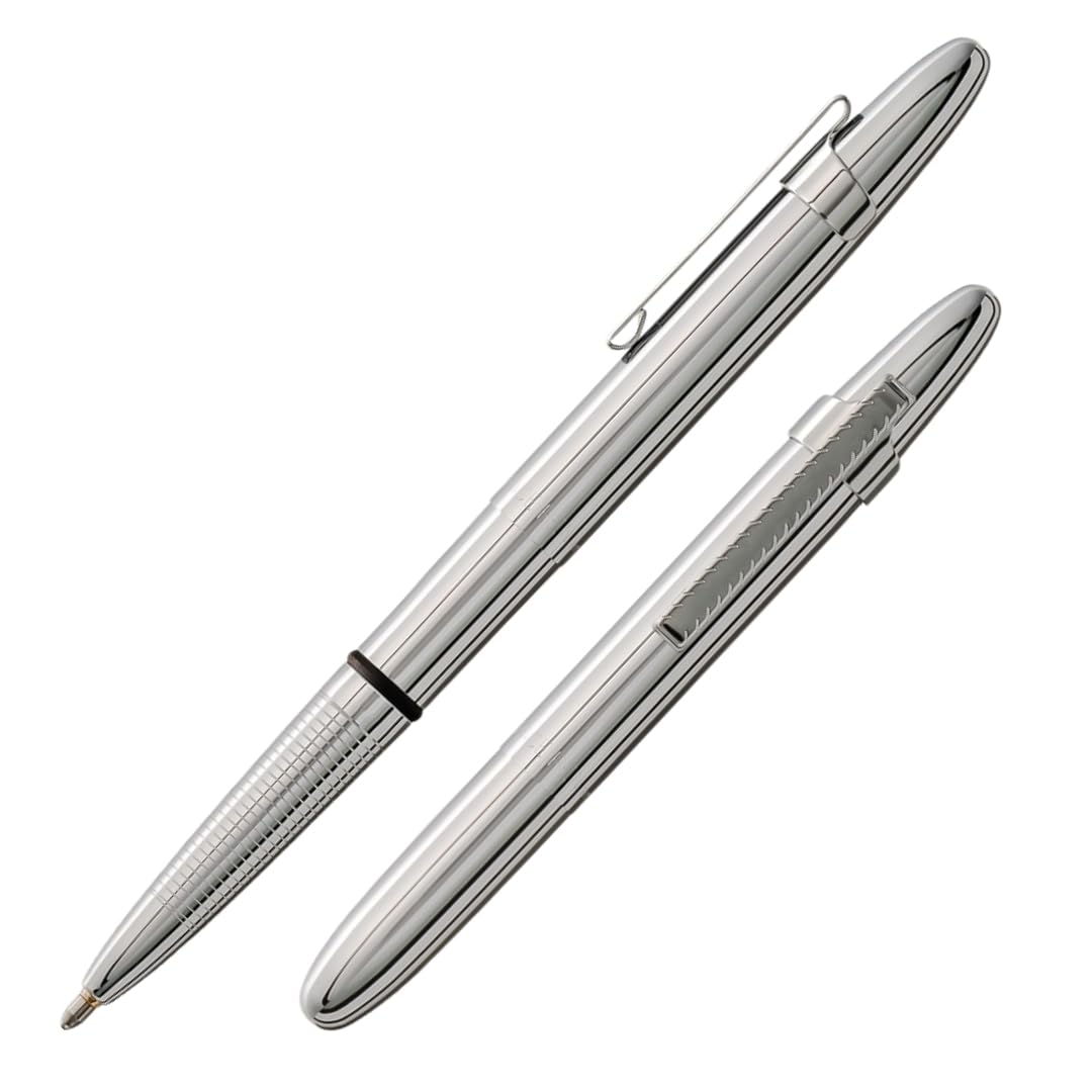 Fisher Space Pen 400 Cl mittel schwarz 1pièce (S) – Kugelschreiber (schwarz, chrom, mittel, 1 Stück