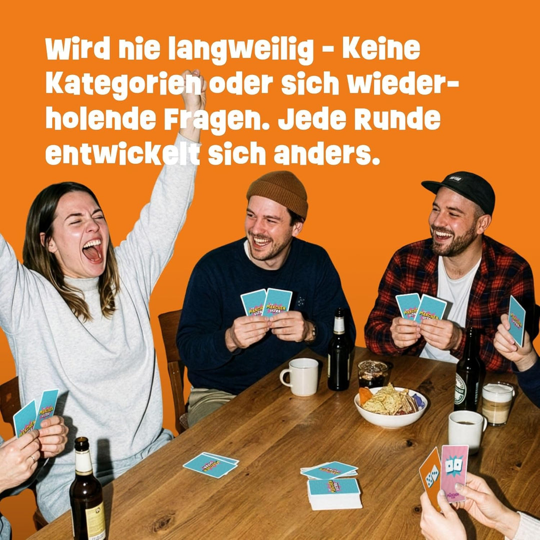 GANZ NEU - Mäxchen Ultra – Lustiges Kartenspiel &amp; Partyspiel | Bluff Spiel für jede Gelegenheit, Sil