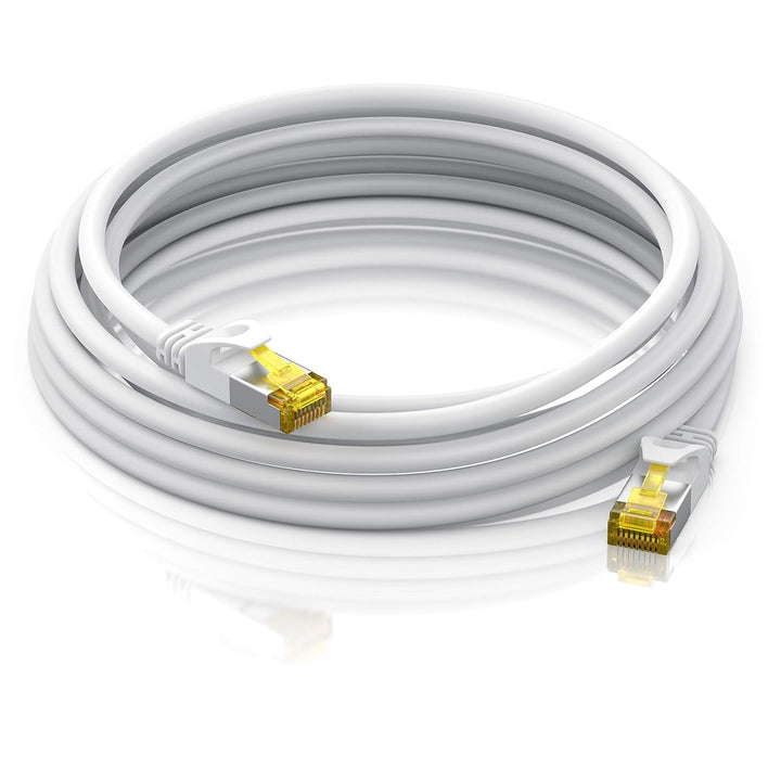 CSL - CAT 7 Netzwerkkabel Slim - 20m - Patchkabel – RJ45 – LAN Ethernet Gigabit Kabel – 10000 Mbit –