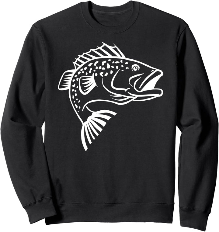 Zackenbarsch Angeln Sweatshirt