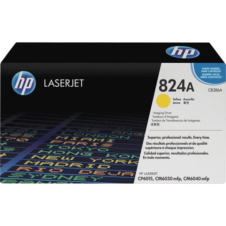 HP CB386 A – Drum und Original Toner für LaserJet CP6015, gelb