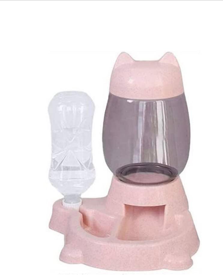 Automatischer Futter- und Wasserspender für Haustiere, kleine und mittlere Grösse (Rosa) Geschenkide