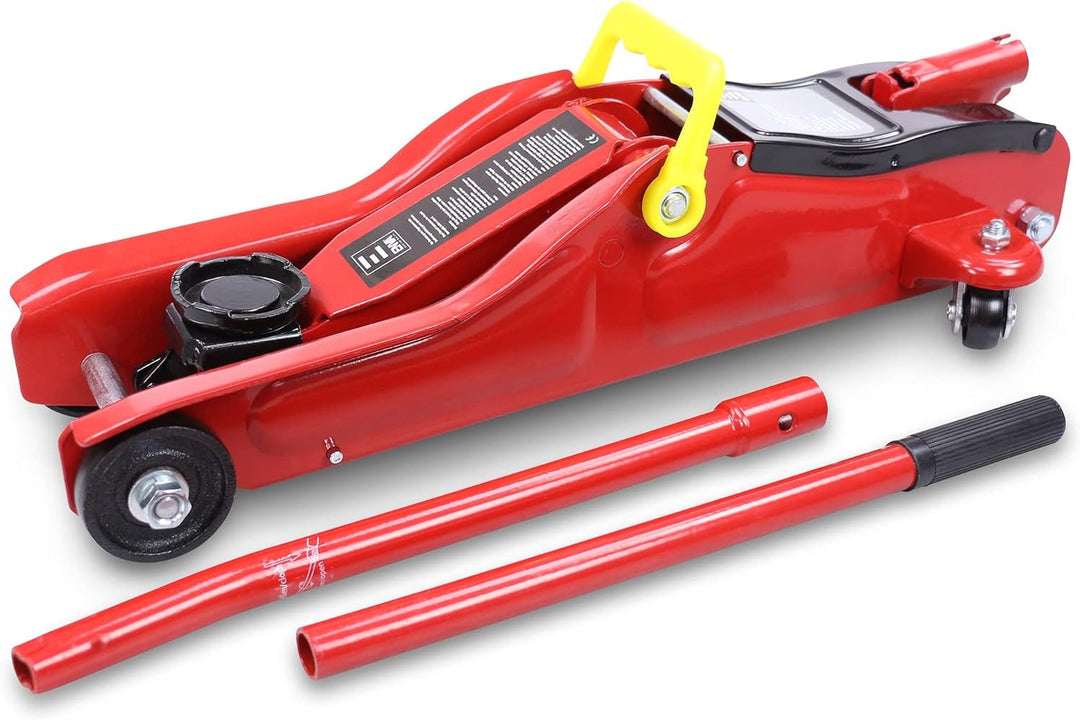 ENVA Hydraulik Wagenheber 2t Profi Rangierwagenheber mit 85-330mm Hubhöhe KFZ Wagenheber für tieferg