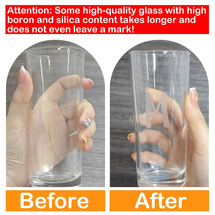 100g etch paste for glass, etch paste can be used on a variety of surfaces, including glass, ceramic