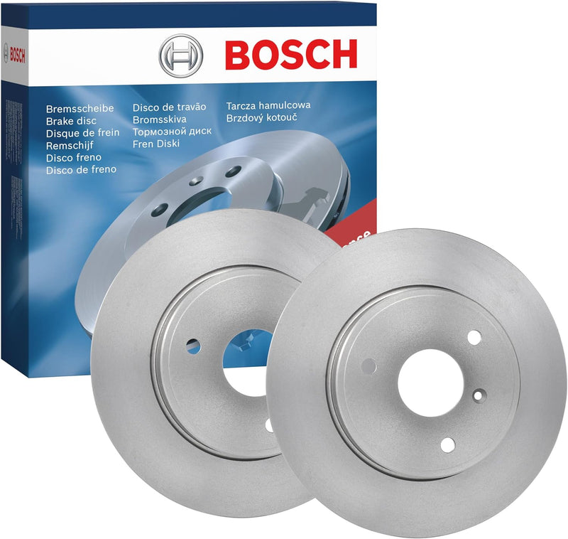 Bosch BD1168 Bremsscheiben - Vorderachse - ECE-R90 Zertifizierung - zwei Bremsscheiben pro Set