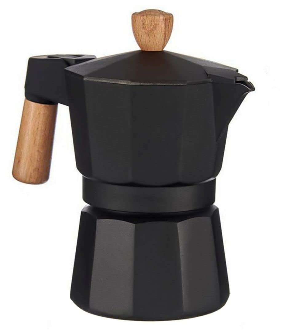 Origin Outdoors Bellanapoli Espressokocher Schwarz/Braun 9 x 8.5 x 13 cm 9 x 8.5 x 13 cm Schwarz/Bra