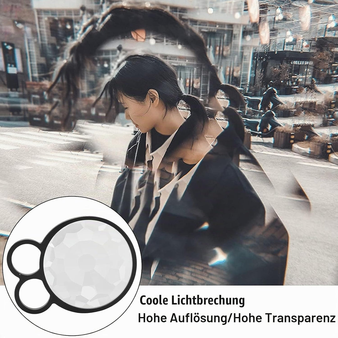 Tbest Prism Handkamera-Filter, 77 mm optisches Glas, Aluminiumlegierung, universelle Modelle, Spezia