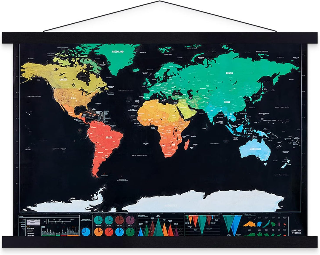 Ywlake Bilderrahmen B0, Posterrahmen, magnetisch, Naturholz, für Poster, magnetisch, hängend, Poster