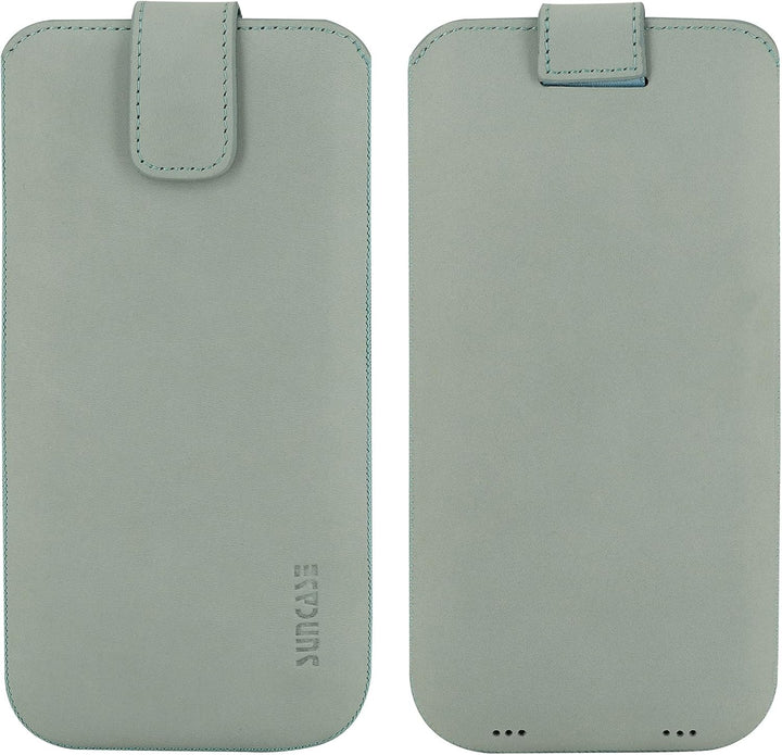 Suncase Etui Tasche kompatibel mit Samsung Galaxy S25 Ultra 5G Hülle mit ZUSÄTZLICHER Case Lasche mi