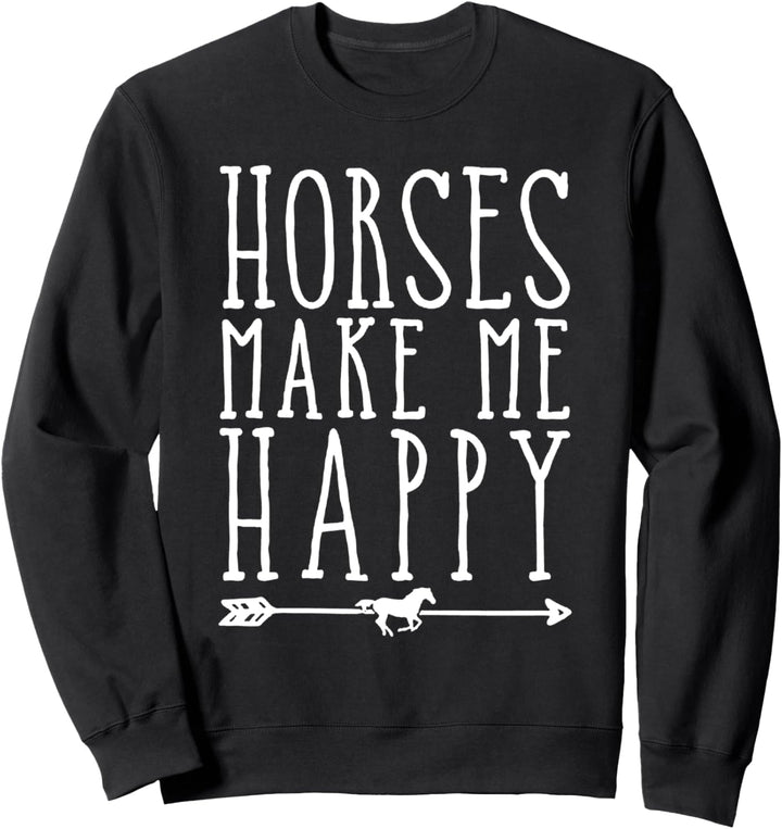 Pferdesprüche Pferd Pferde Reiter Horse Reitsport Sweatshirt