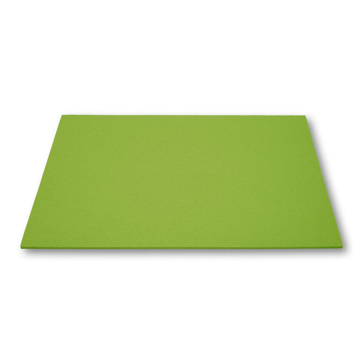 Tischset aus Designfilz von filzbrand, eckig, 46 x 34 cm, 5 mm dick, 1 Stück, hellgrün, Hellgrün