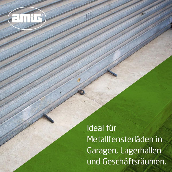 Amig - Rollladenschloss aus Metall Mod. 645, Zylinder: 15 mm. Inklusive 3 Sicherheitsschlüssel in ve