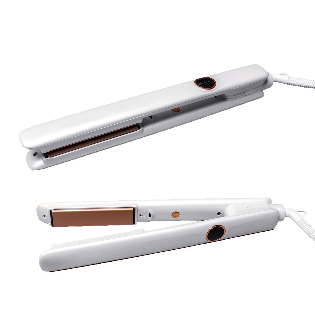 OKWRAP Haarglätter, Glätteisen Keratin, Lockenstab und Glätteisen 2 in 1, Haar Glatteisen 120-230°C,