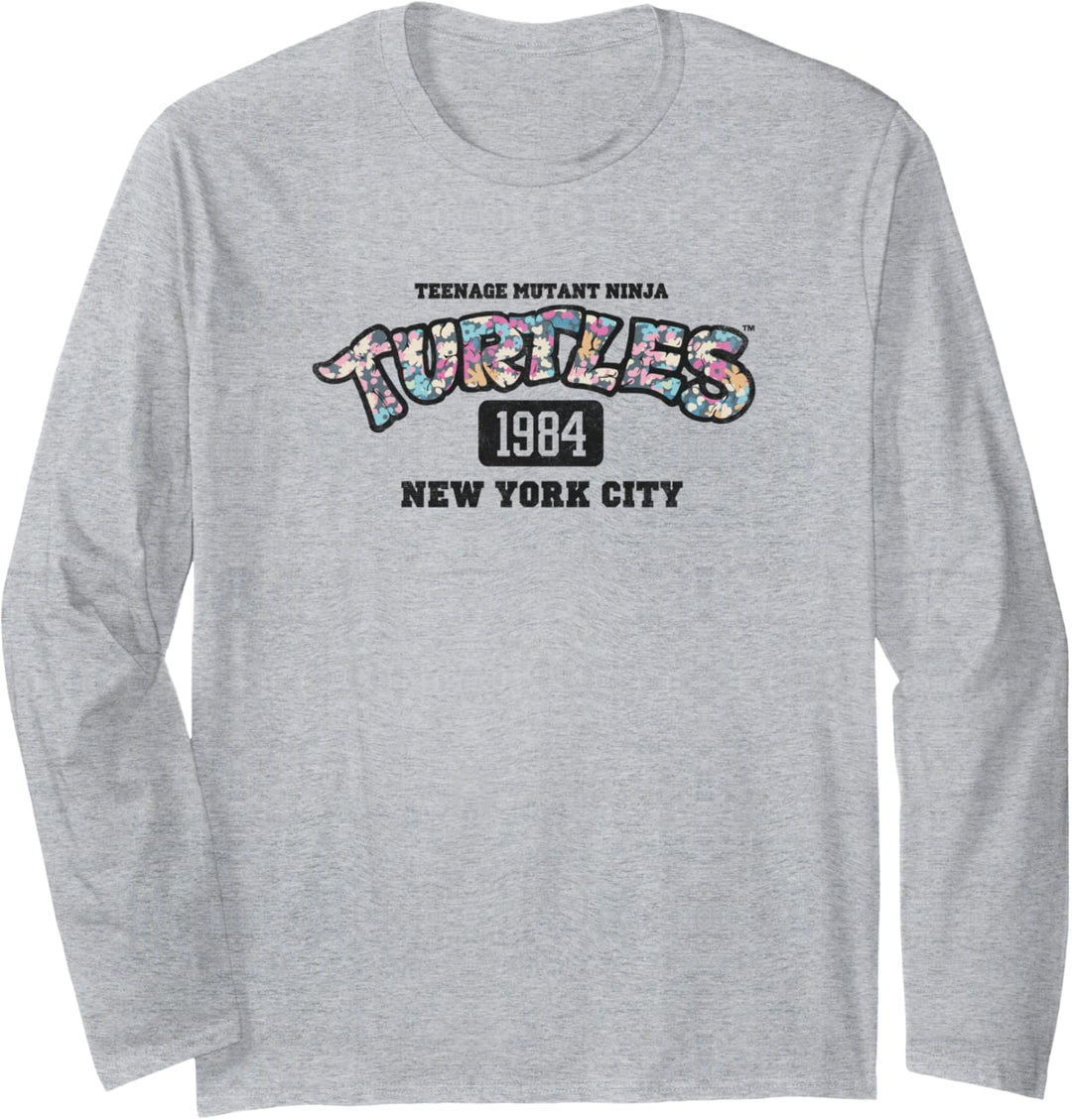 Teenage Mutant Ninja Turtles Flower Turtles Logo Langarmshirt