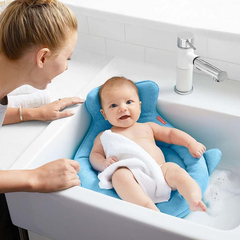 Skip Hop 235110-INTL Moby SoftSpot Sink Bather, blau