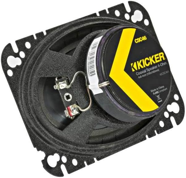 KICKER CSC464-46 | 4x6 Zoll (10x16cm) Oval Koax Lautsprecher