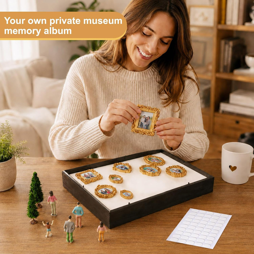 DIY Mini Museum Silhouette Box, DIY Mini Museum Bilderrahmen