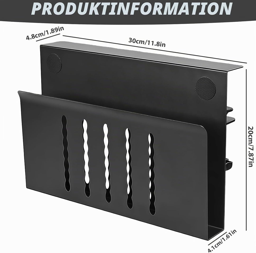 30×20×4.1cm PC Halterung Schreibtisch: Laptop Halterung Schreibtisch, Seitenaufbewahrung Seitenständ