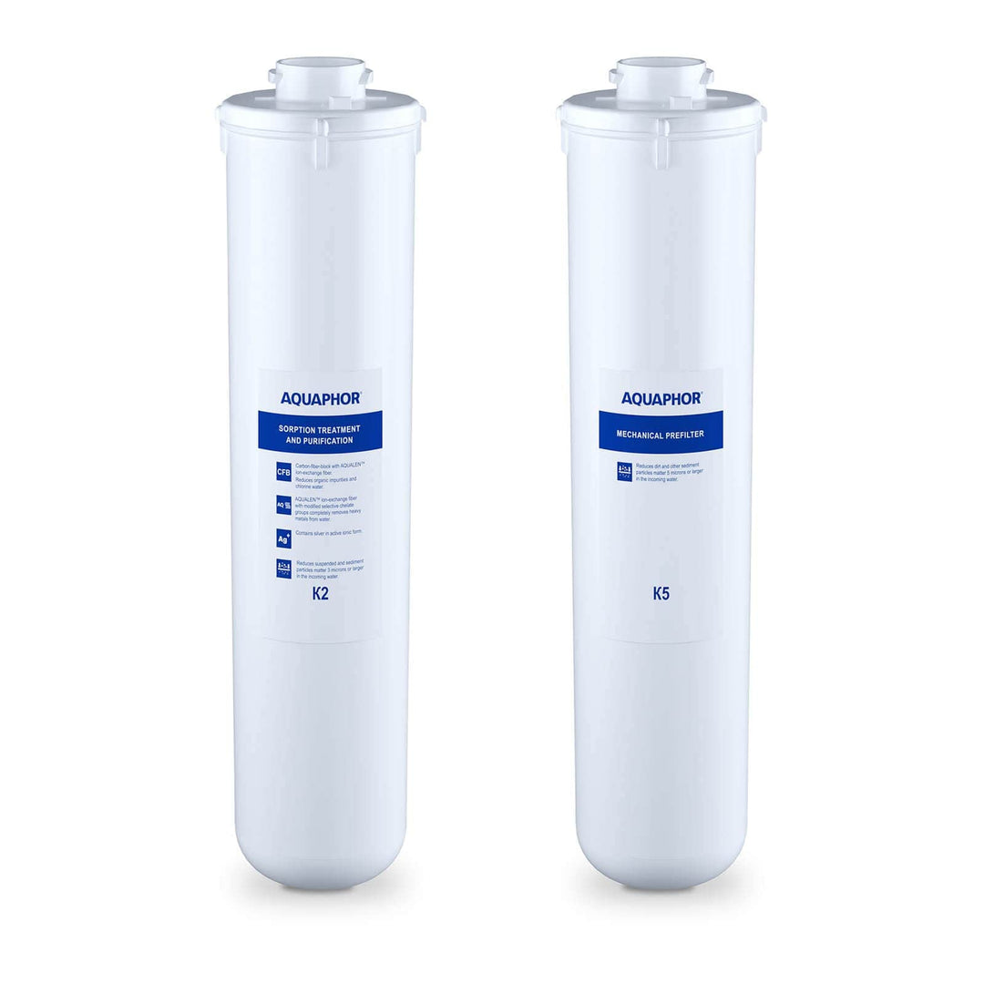 Aquaphor Osmosefilter Osmosefilter Umkehrosmose für Osmoseanlage RO-101S SMALL SERVICE (Set mit 2 Se