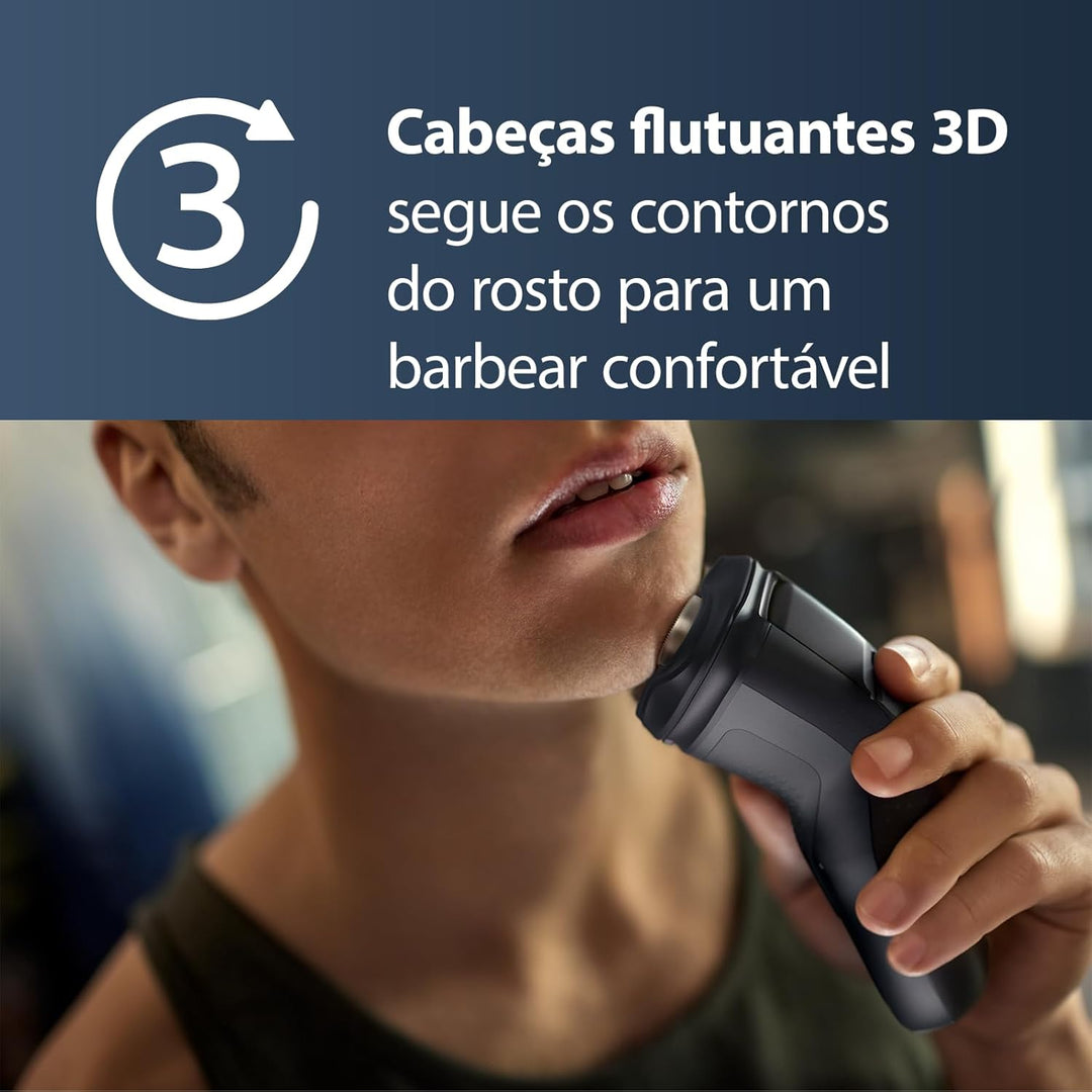 Philips Shaver 3000X Series X3021/00 Nass- und Trockenrasierer