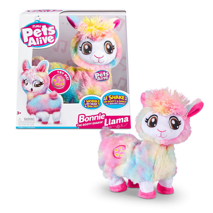 Zuru 9518 The Booty Rainbow Bonnie die Beute Shakin' Llama, ab 3 Jahren, Gemischt