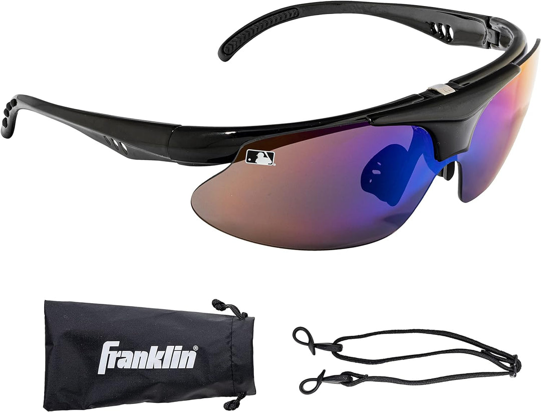 Franklin Sports MLB - Flip Up Baseball + Softball Sonnenbrille für Kinder + Erwachsene - Leichte Spo