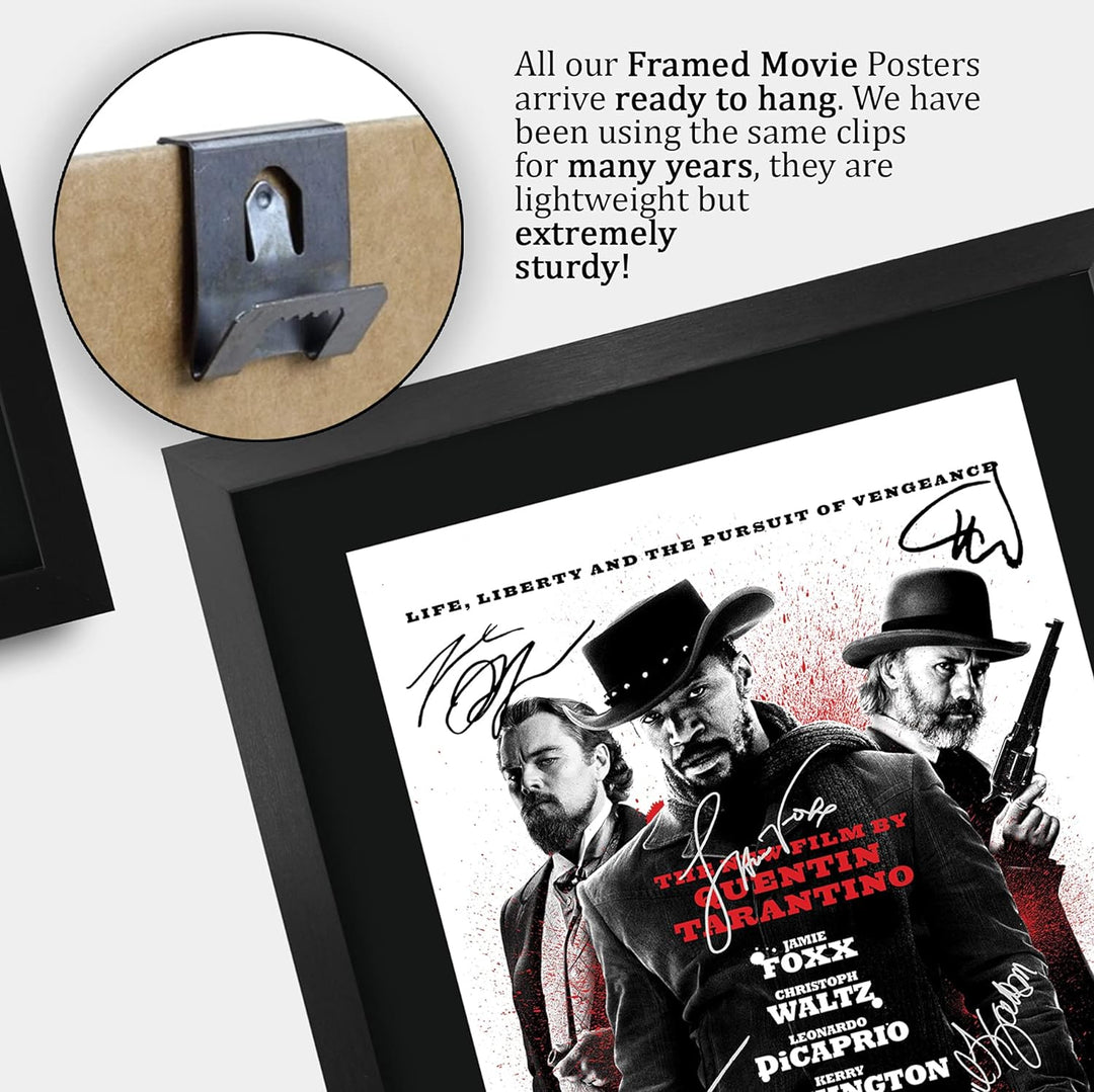 HWC Trading Django A3 Gerahmte Signiert Gedruckt Autogramme Bild Druck-Fotoanzeige Geschenk Für Jami