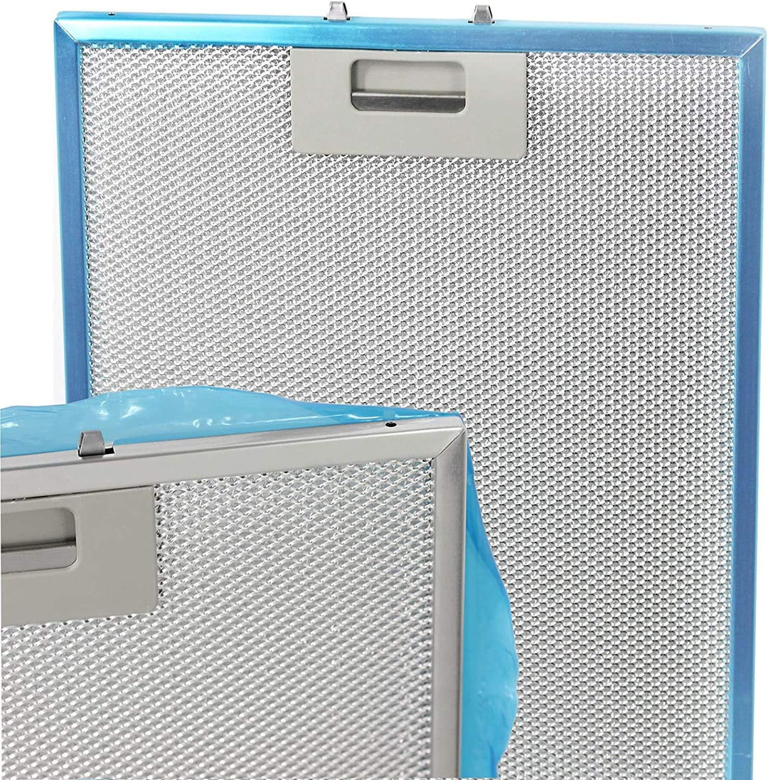 Hygena Dunstabzugshaube, Drahtgeflecht, Abluftfilter, 2 Stück, blau, 300 x 240 mm