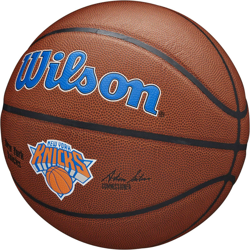 Wilson NBA Team Autograph Mini Basketball New York Knicks, New York Knicks