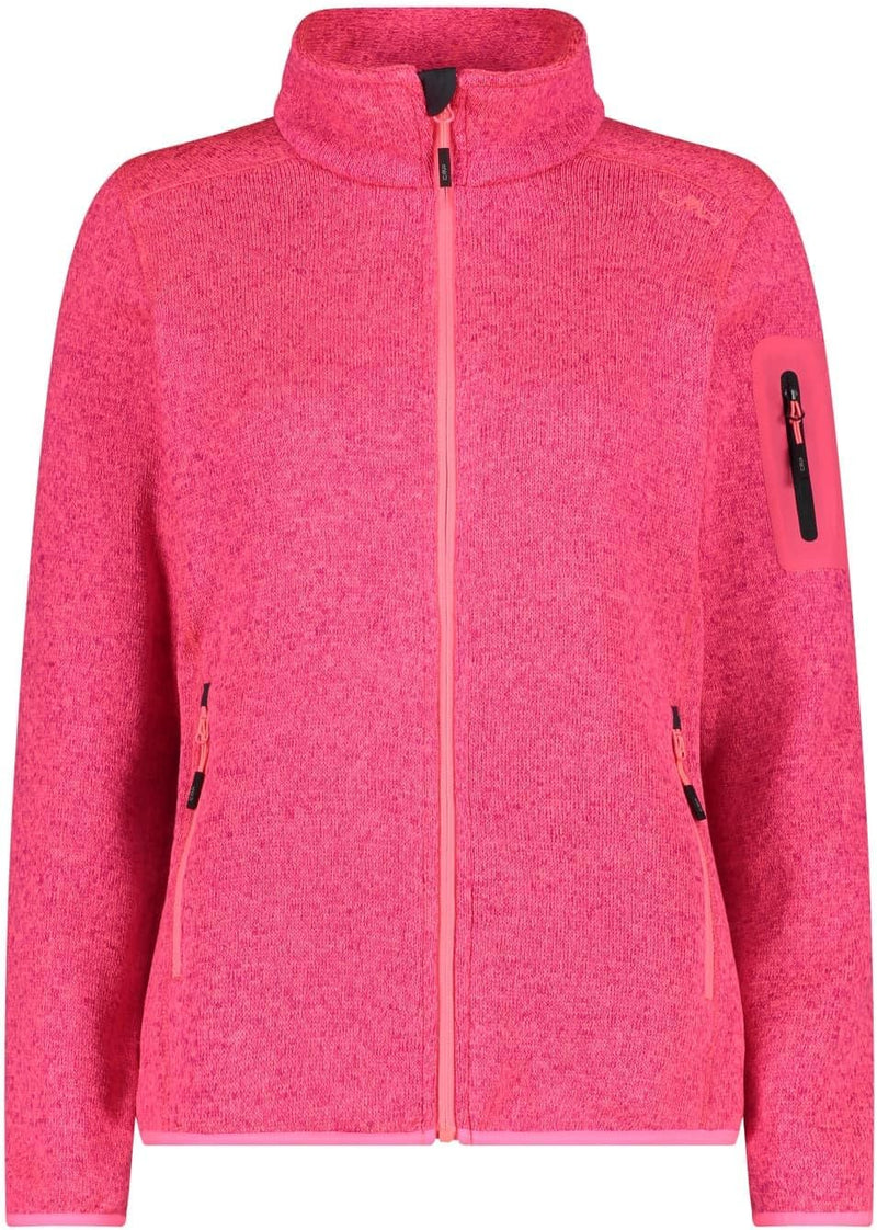 CMP Damen Damenjacke Fleecejacke XS Glanz-Anthrazit, XS Glanz-Anthrazit