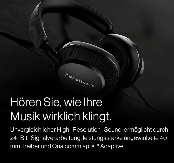 Bowers &amp; Wilkins PX7 S2e Over-Ear-Kopfhörer mit Geräuschunterdrückung, kabellos, Qualcomm aptX™ Adap