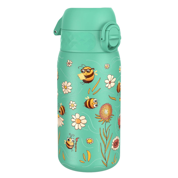 Ion8 Isolierte Edelstahl-Trinkflasche, 320 ml, Auslaufsicher, Einhandöffnung, Sichere Verriegelung,