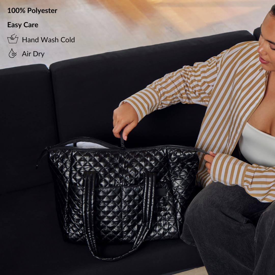 Vooray Alana Duffel - 25L - Travel Duffel & Gym Bag with Laptop Sleeve, Shoe Pocket & Dry Pocket
