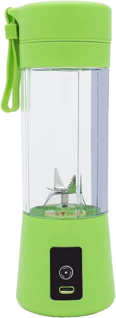 TEMPO DI SALDI Elektrischer Mini-Standmixer mit USB-Aufladung, geeignet für Smoothies, 380 ml