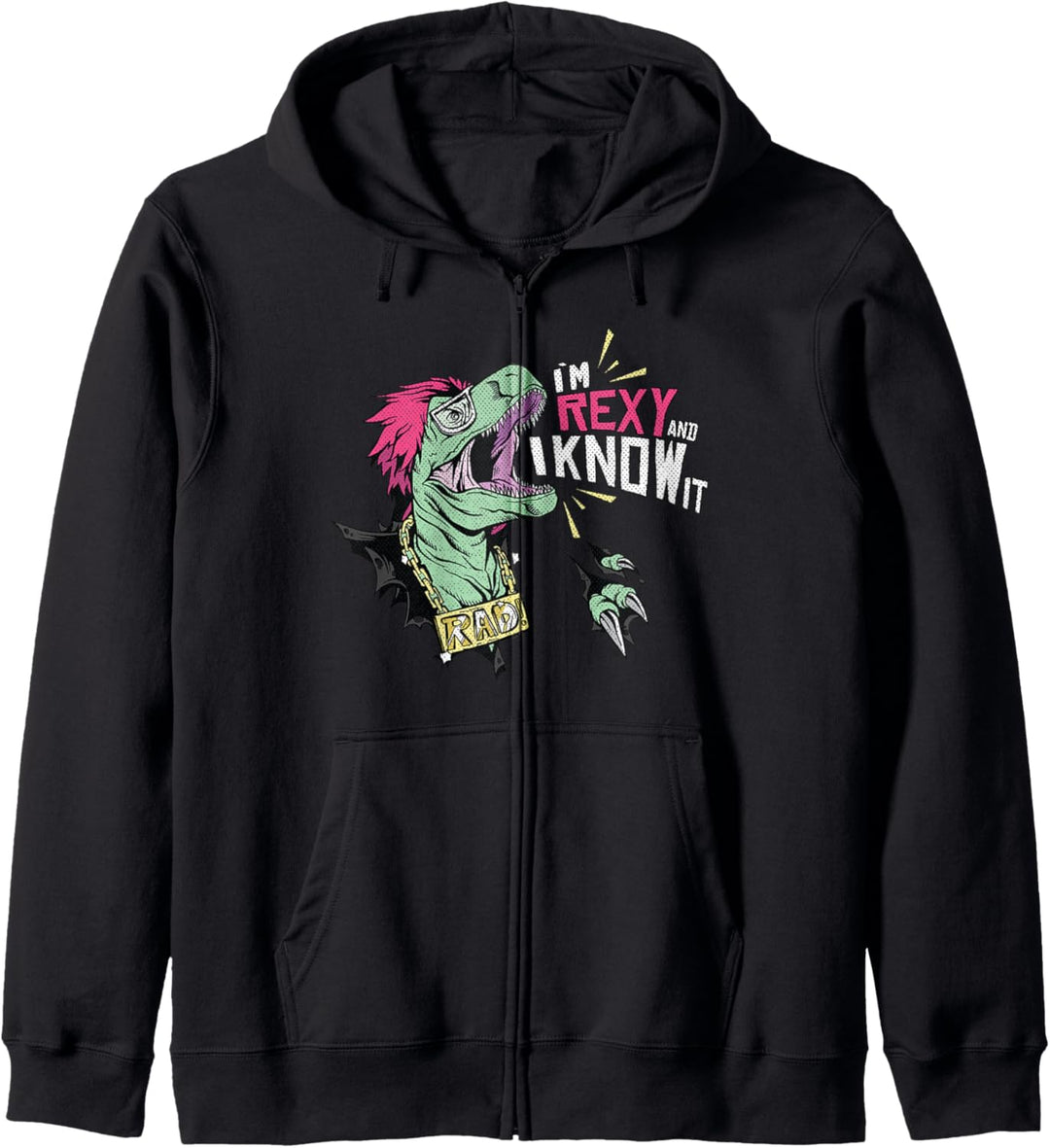 Frecher T-Rex Kapuzenjacke