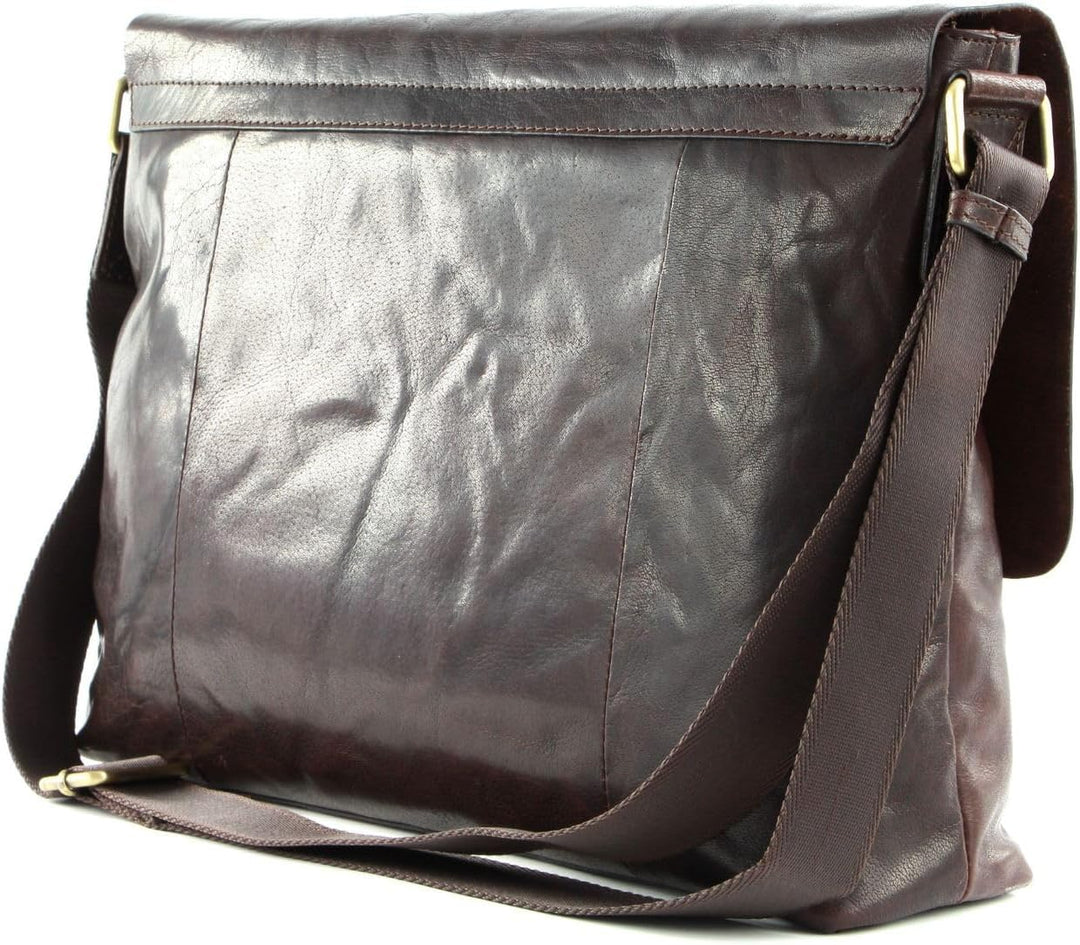 SADDLER Ryan Messenger Bag Dark Brown
