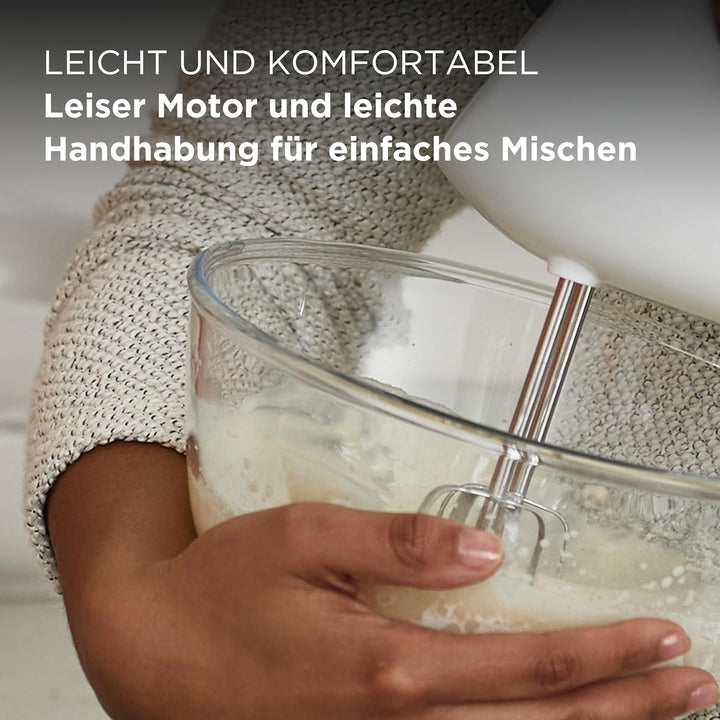 Kenwood QuickMix+ HMP50.000WH Handmixer - Handrührgerät mit variabler Geschwindigkeit und Pulsfunkti